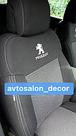 Модельные автомобильные чехлы PEUGEOT PARTNER (2002-2008) (1+1) (трансформер)