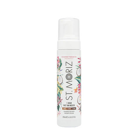 Автобронзат-мус для експрес засмаги Fast Tan Coconut Paradise від St. Moriz (961597), фото 1