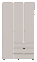 Распашной шкаф для одежды Doros Гелар Кашемир 3 ДСП 116.2х49.5х203.4 (80737633)