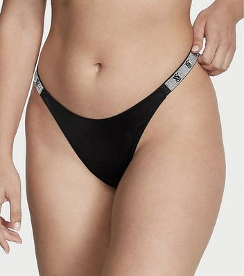 Гладенькі трусики стрінги зі стразами Victoria’s Secret (Вікторія Сікрет), оригінал