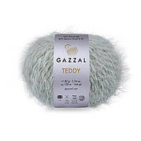Gazzal TEDDY (Газзал Тедди) № 6535 серый (Пряжа мериносовая шерсть, нитки для вязания)