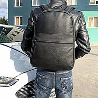 Рюкзак кожаный, экокожа, городской, молодежный, (кожа PU) Calvin Klein