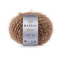 Gazzal TEDDY (Газзал Тедди) № 6540 коричневый (Пряжа мериносовая шерсть, нитки для вязания)