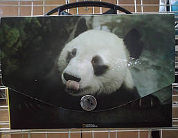 Портфель сумка Панда 1 відділення щільний картон на магнітній клямці УЦІНКА!