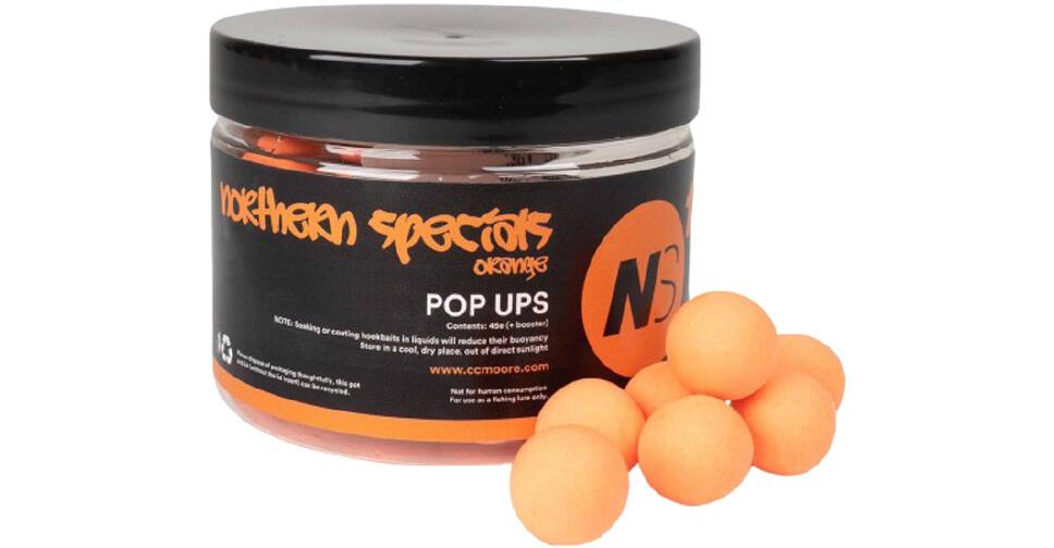 Поп апи CC Moore NS1 Pop Ups Orange 12mm (55 шт) + бустер NS1, фото 1