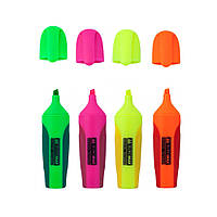 Набор маркеров Buromax highlighter pen, NEON, chisel tip, SET 4 colors (BM.8904-84)