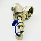 Фільтр механічного очищення 2" ВВ зі зливом 1/2" нікель KVANT Dis, фото 4