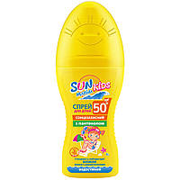 Средство от загара Біокон Sun Marina Kids Солнцезащитный спрей для детей SPF 50 150 мл (4820064562087)