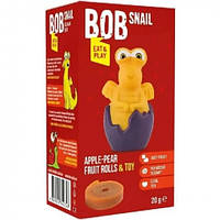 Набор конфет яблоко-груша 20г+играшка Bob Snail