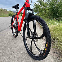 Велосипед горный на литых дисках Macce 26" дюймовых колесах передач 21 MTB Красный