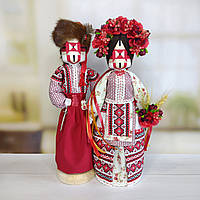Пара оберегів Козак та Берегиня (лялька мотанка пара, лялькова пара, весільна пара)