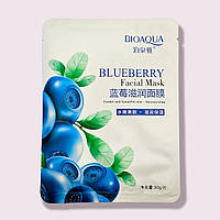 Тканевая маска для лица «Черника» Bioaqua Wonder Blueberry Facial Mask, 30 g