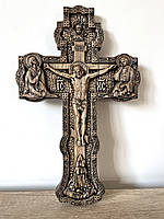 Крест Распятие из дерева 40х25 см
