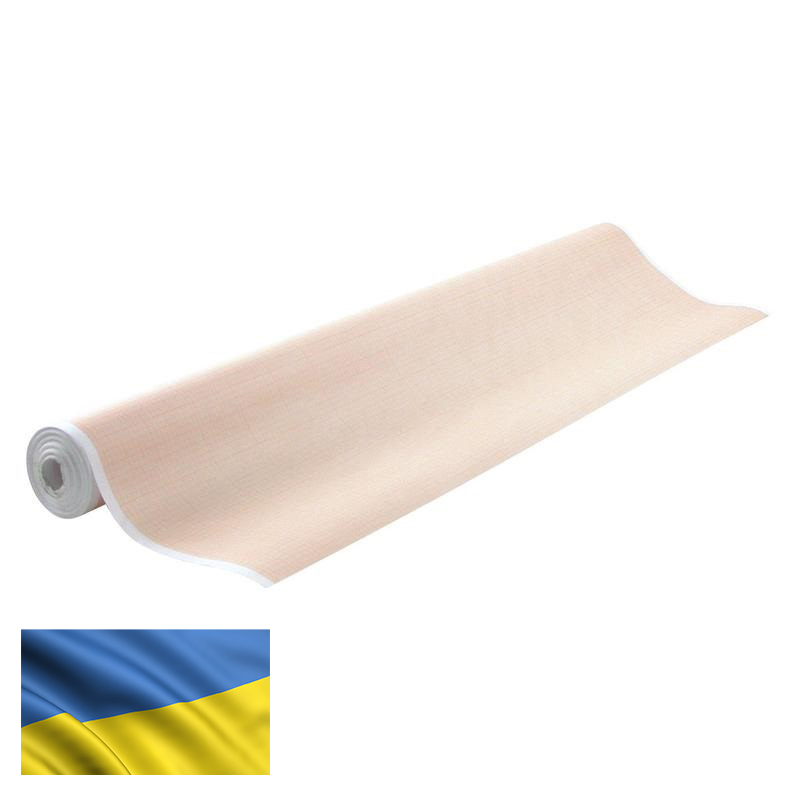 Міліметрівка для викрійки ОФОРТ МК6410Р 640мм x 10м у рулоні, колір помаранчевий (6807)