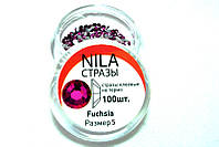 Nila стразы Fuchsia, размер 5, 100 шт.