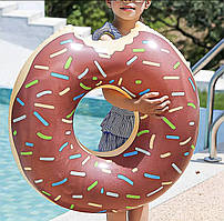 Надувне коло Пончик Donuts 65 см шоколадний