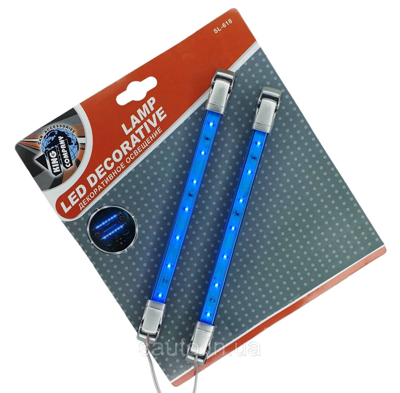 12 вольт. Синя. Світлодіодна підсвітка автомобіля, декоративна, машини, led, лед, фото 1