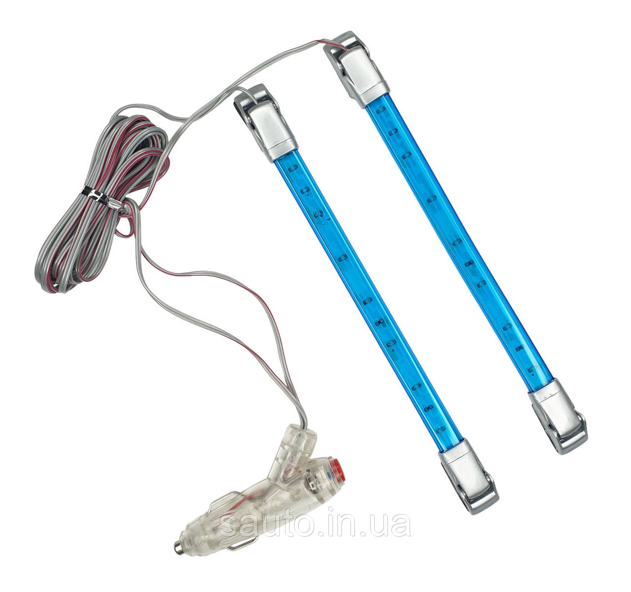 12 Вольт. 20 См. Синя. Світлодіодна підсвітка в ноги авто, фото 1
