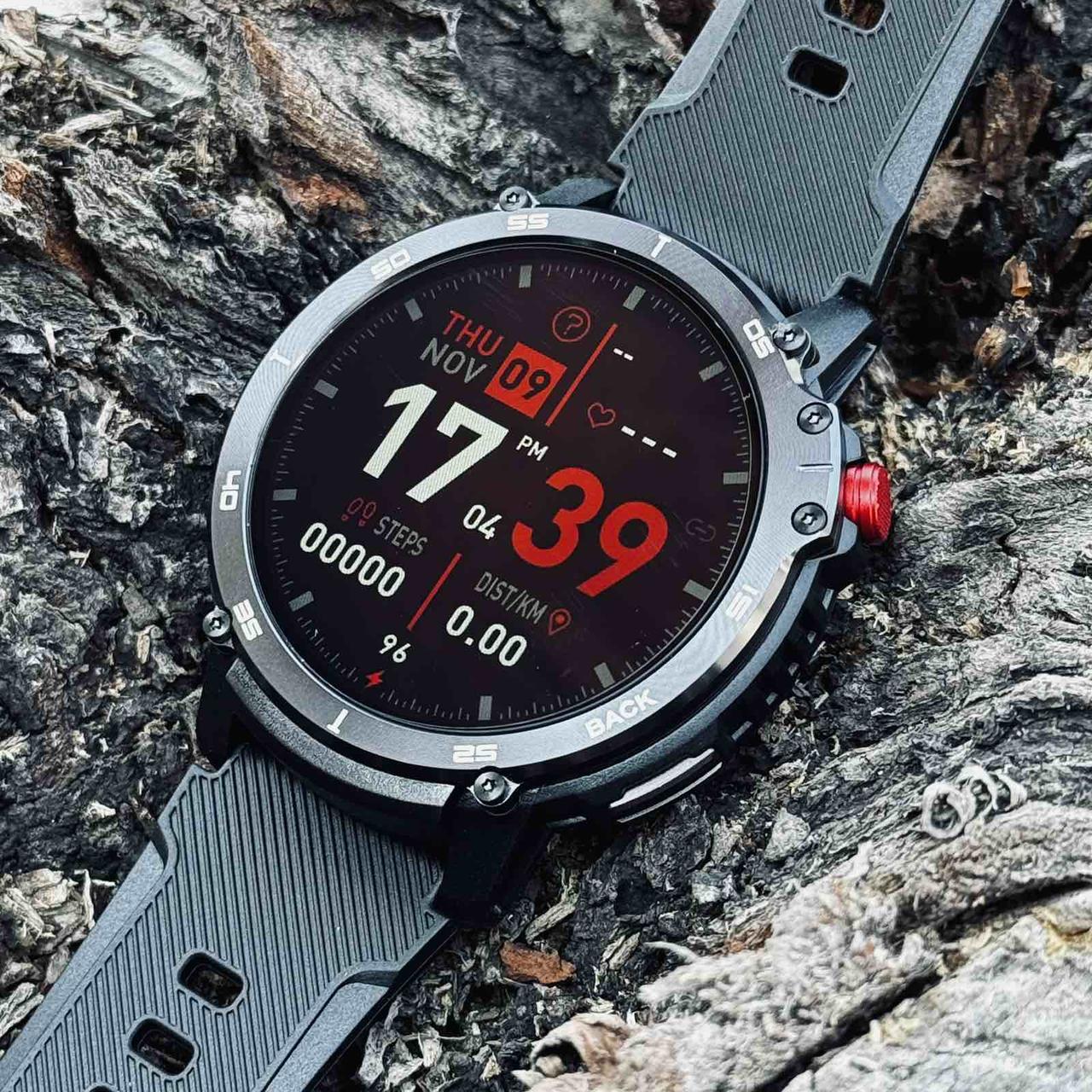 Чоловічий водонепроникний смарт годинник Modfit Sniper Pro All Black IP68 Розумний годинник, фото 1