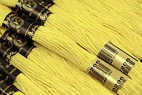 Мулине ПНК ,нитки для вышивки,Цвет: 0206 (желтый)