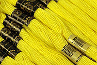 Мулине ПНК ,нитки для вышивки,Цвет: 0207 (желтый)