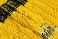 Мулине ПНК ,нитки для вышивки,Цвет: 0208 (желтый)