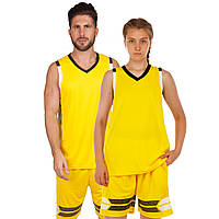Форма баскетбольная LIDONG LD-8019 размер 3XL цвет желтый-черный mr