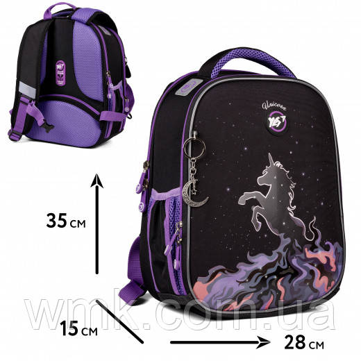 Рюкзак каркасний 559543 Н 100 Magic Unicorn YES