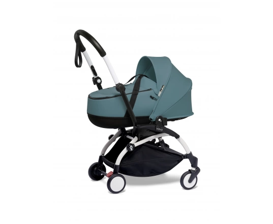 Коляска BABYZEN YOYO з люлькою Bassinet (шасі White), Aqua, фото 1