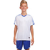 Форма футбольная подростковая Lingo LD-5023T размер 28, рост 135-140 цвет белый-синий mr