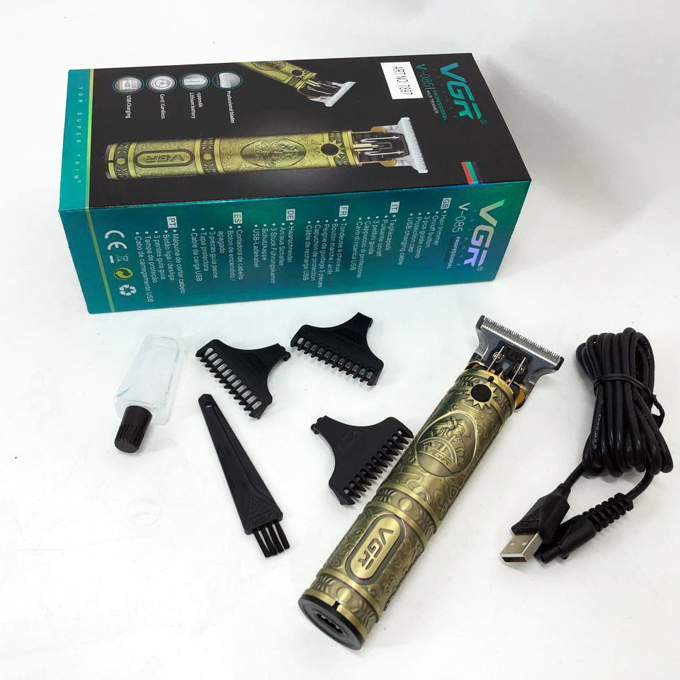 Чоловічий триммер для окантовки VGR V-085, Машинка для стрижки волосся домашня Тример скронь SE-60, фото 1