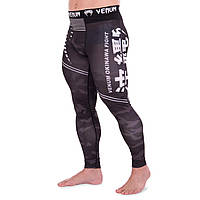 Компрессионные штаны тайтсы для спорта VNM OKINAWA 9604 размер xs цвет черный-серый mr