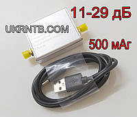 Надмалошумний підсилювач 0,1 МГц - 6 ГГц, 29-11 дБ, акум. 500 мАг / МШП / LNA / Ultra Low Noise Amplifier 29-11dB 0.1M-6GHz