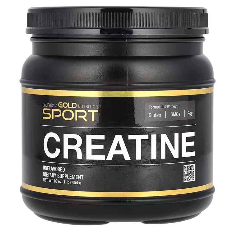 Креатин моногідрат California Gold Nutrition Creatine Monohydrate 454 г