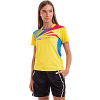 Комплект одежды для тенниса женский футболка и шорты Lingo LD-1822B размер M цвет желтый mr