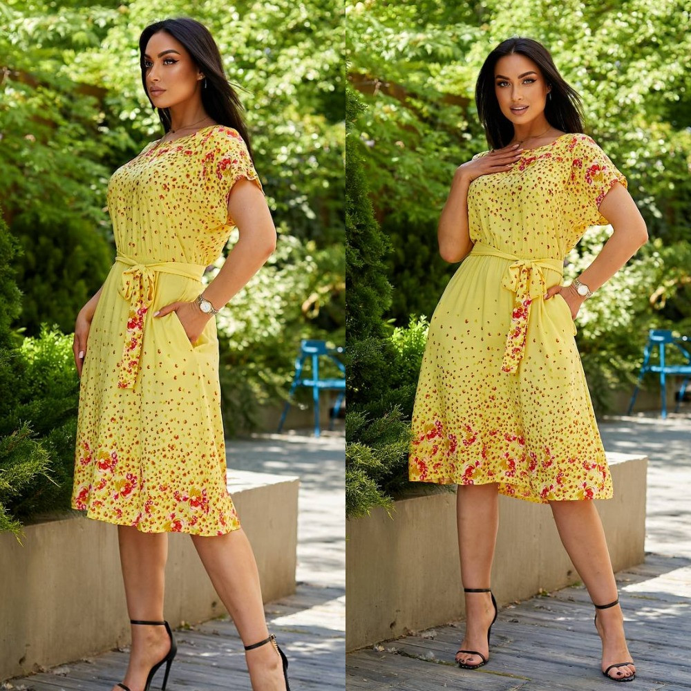 Хлопковое летнее платье, фото 1