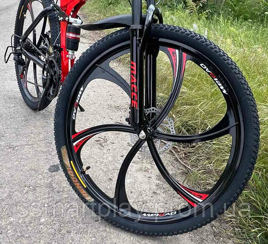 Велосипед горный Make 26" складной на литых дисках алюминиевая рама 17 ...
