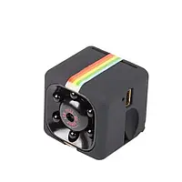 Беспроводная мини-камера видеонаблюдения OMG SQ11 / Аккумуляторная экшен-камера с датчиком движения