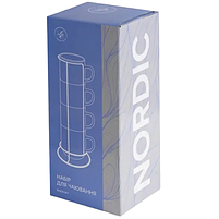 Набір чашок Nordic 4шт 400мл на металевій стійці LIMITED EDITION, фото 5