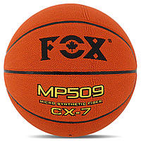 Мяч баскетбольный Composite Leather FOX BA-8973 цвет оранжевый mr