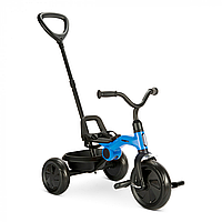 Велосипед трехколесный складной с родительской ручкой Qplay (регулировка сидения и руля) Ant+ Blue