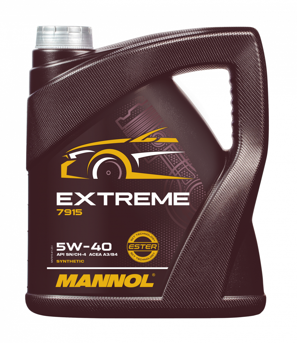 Моторне масло Mannol 7915 EXTREME 5W-40 4л синтетичне