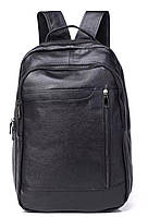 Городской кожаный рюкзак Tiding Bag B2-03555A черный