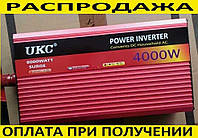 Преобразователь инвертор 12v 220v 4000W плавный запуск. Пиковая 8000W