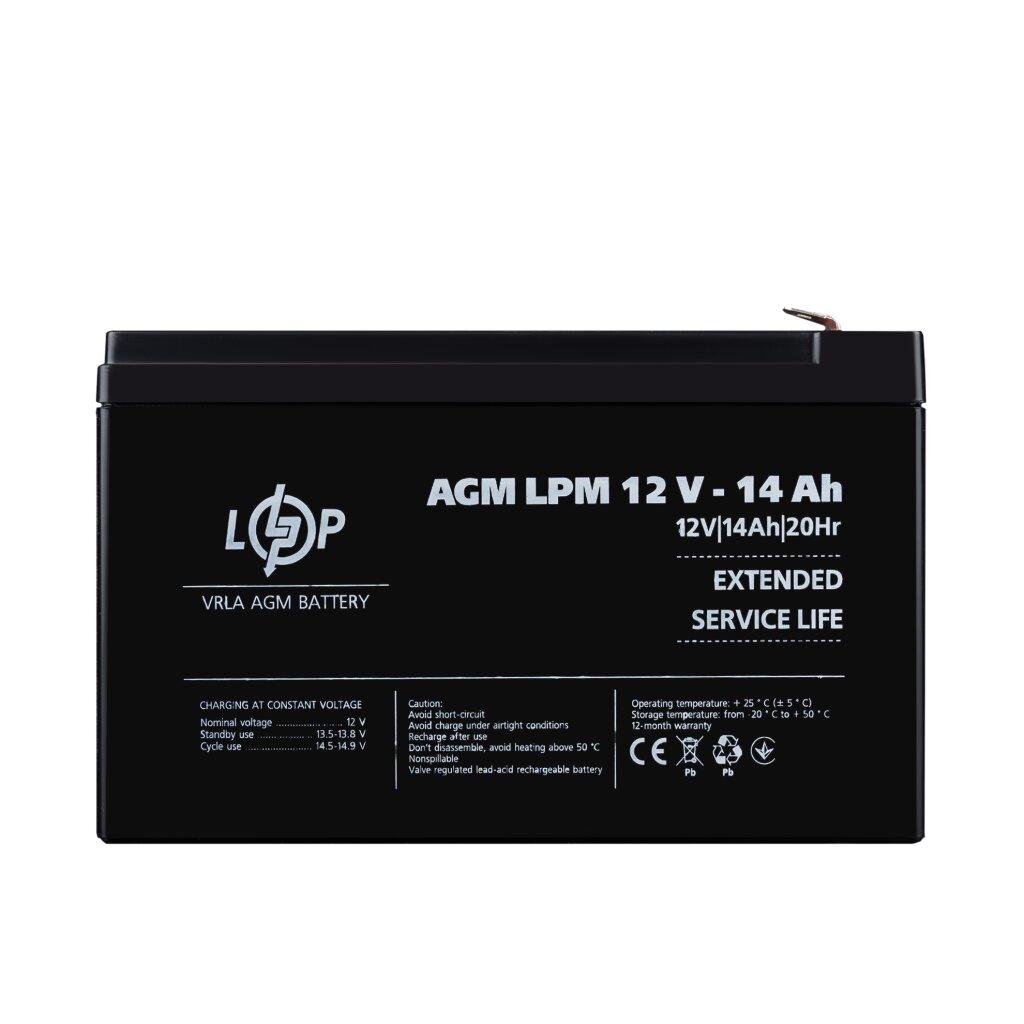 Акумулятор AGM LPM 12V - 14 Ah