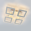 Квадратна біла Led люстра до 15 м² з пультом ROOM ICE RGB 70W 4S WHITE, фото 3