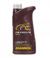 Трансмиссионное масло Mannol 8206 DEXRON III AUTOMATIC TRANSMISSION FLUID 1л (АКПП, жидкость ГУР, красное)