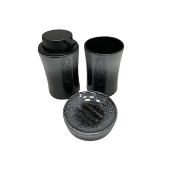 Набір для ванної кімнати 3в1 (мильниця, стакан, диспенсер) Three 899-3 S&T