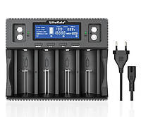 Зарядное устройство для аккумуляторов 32700 18650 крона LiitoKala Lii-D4XL + 4 аккумулятора FCC