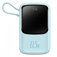 Портативный аккумулятор 20000 мАч 22.5Вт USB Type-C голубой Baseus Qpow PPQD030103 FCC